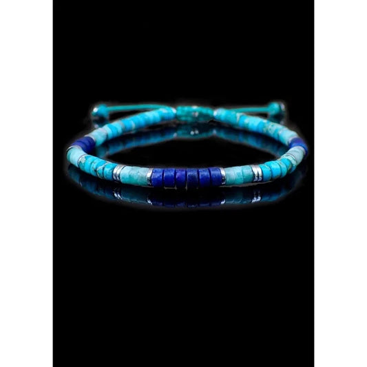 Bracelet Ajustable en Pierres Naturelles 4 mm – Unisexe, Élégant et Symbolique
