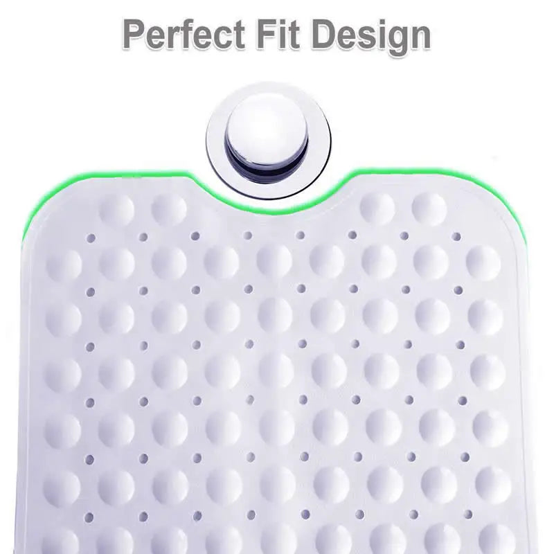 Tapis de Bain Antidérapant 40x100 cm – PVC avec Ventouses et Surface Massante