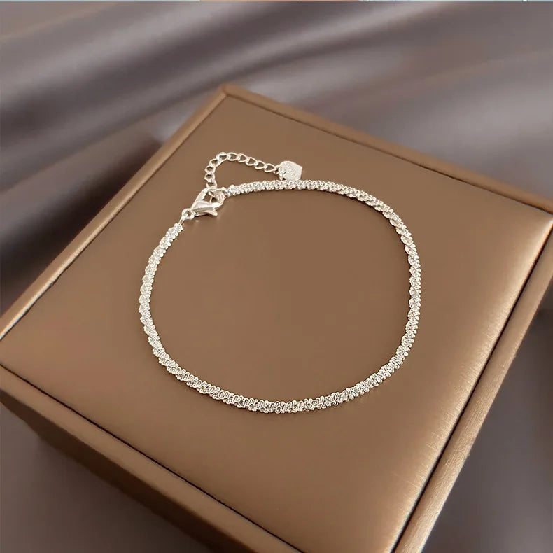 Bracelet Étoiles Argenté Double Rang – Bijou Élégant pour Femme | Cozylab