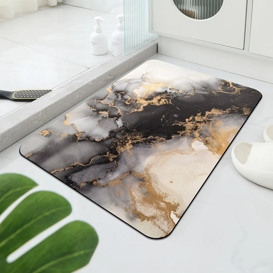 Tapis de Bain Luxe Antidérapant – Ultra Absorbant, Séchage Rapide et Lavable