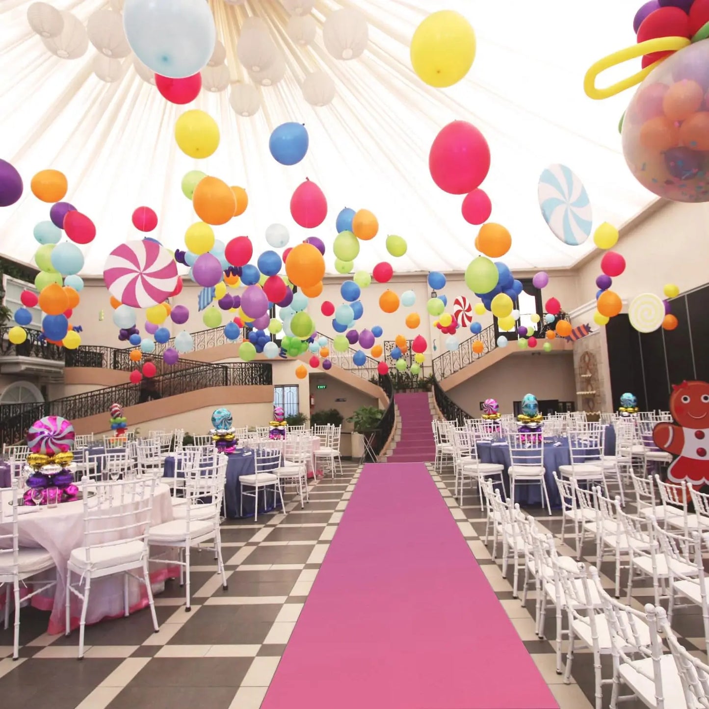 Tapis rose pour mariage, allée de fête, cérémonie de demande en mariage et tapis d’entrée pour hôtel.
