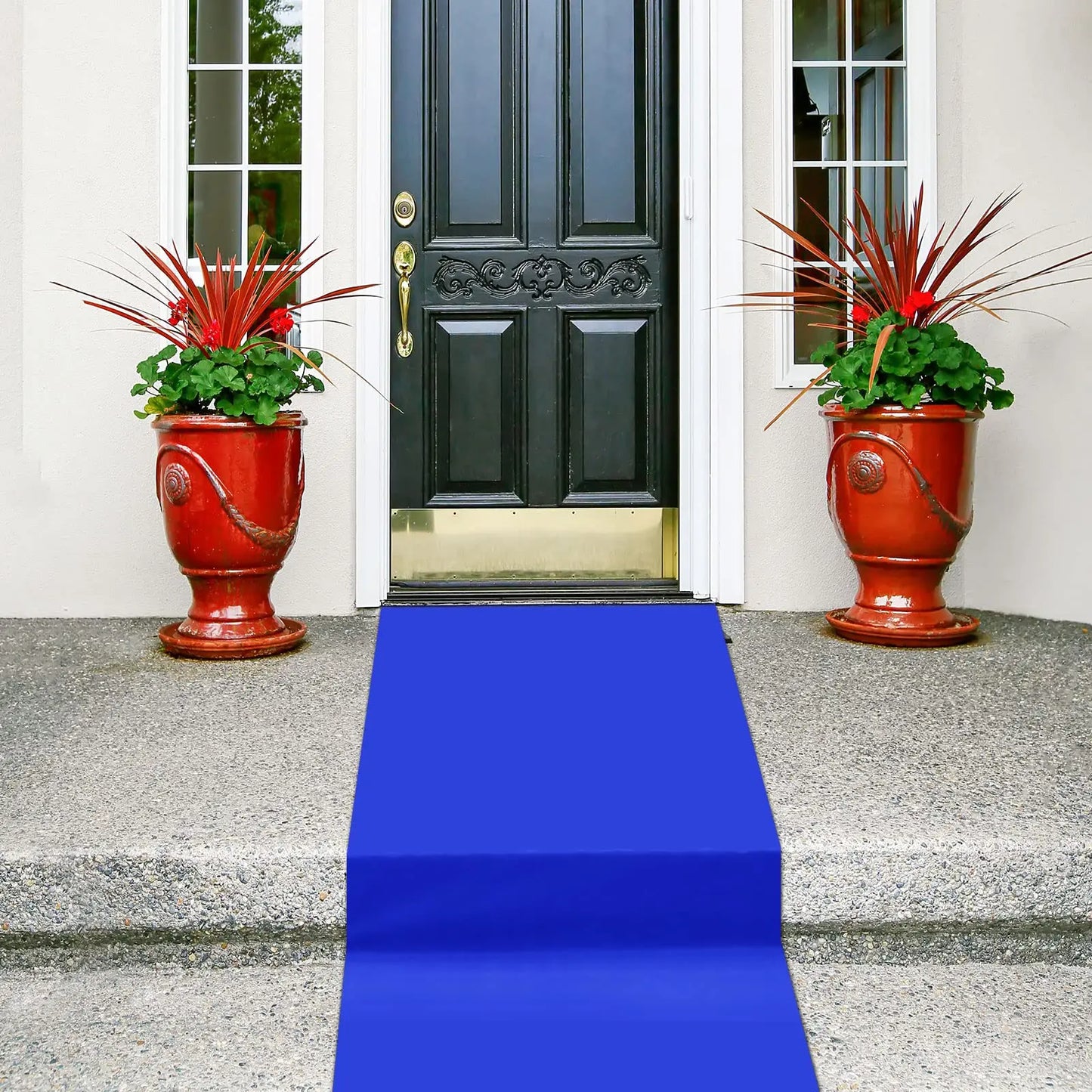 Tapis de Mariage Antidérapant – Bleu, Blanc et Rouge pour Cérémonie et Événements