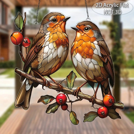 Pendentif en Acrylique Animal – Chaîne Argentée 30 cm, Style Pastoral