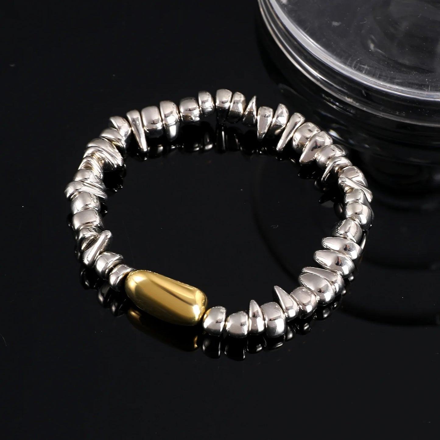 Bracelet Étoiles Argenté Double Rang – Bijou Élégant pour Femme | Cozylab
