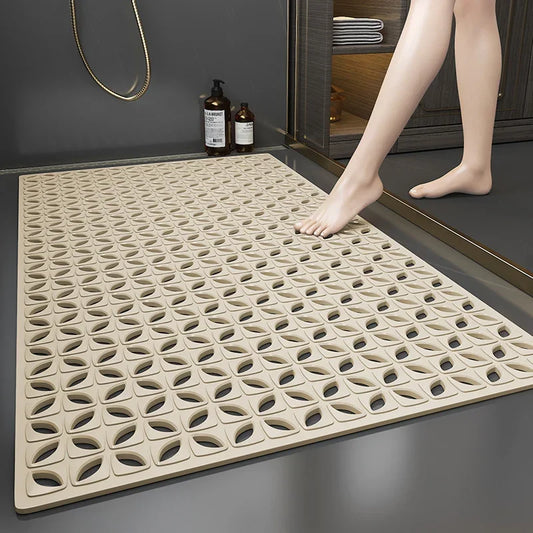 Tapis de Bain Antidérapant – TPE Écologique | Sécurité & Confort pour Salle de Bain